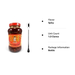 Lao Gan Ma Spicy Chili Crisp Hot Sauce Family/Restaurant Size 24.69 Oz.(700 g.) + Only one Free NineChef Spoon - Image 2