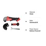 Milwaukee 2880-20 M18 FUEL Brushless Lithium-Ion 4-1/2 in. / 5 in. Cordless Small Angle Grinder with No-Lock Paddle Switch (Tool Only) - Image 2