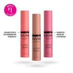 NYX PROFESSIONAL MAKEUP Butter Gloss, Non-Sticky Lip Gloss - Pack Of 3 (Angel Food Cake, Creme Brulee, Madeleine) - Image 10