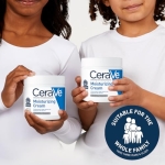 CeraVe Moisturizing Cream | Body and Face Moisturizer for Dry Skin | Body Cream with Hyaluronic Acid and Ceramides | Daily Moisturizer | Oil-Free | Fragrance Free | Non-Comedogenic | 19 Ounce - Image 5