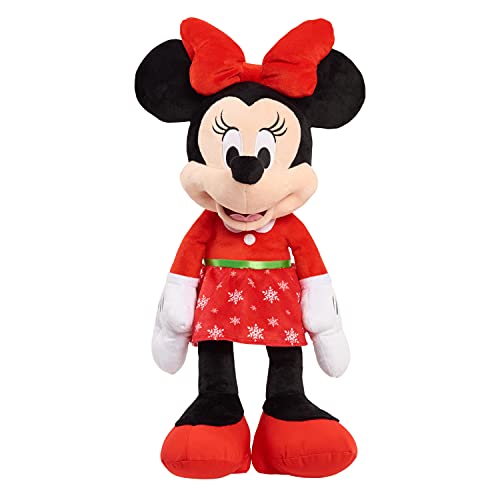 Version 1.0.0 Disney Holiday Minnie Mouse 2021 Large 22-Inch Plushie, Stuffed Animal, Officially Licensed Kids Toys for Ages 2 Up, Amazon Exclusive - Image 1