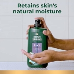 Irish Spring 5 in 1 Body Wash for Men, Men's Body Wash, Smell Fresh and Clean for 24 Hours, Conditions and Cleans Body, Face, and Hair, Made with Biodegradable Ingredients, 30 Oz Pump - Image 4