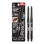 Revlon ColorStay Eyeliner Pencil, Eye Makeup Stocking Stuffers for Women, Built-In Sharpener, Waterproof, Smudgeproof, 201 Black, 0.02 oz (Pack of 2)