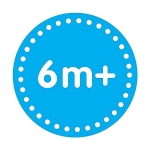 Dr. Brown's Milestones, Baby's First Straw Cup Sippy Cup with Straw, 6m+, 9oz/270ml, 2 Pack, Dark Blue & Vintage Yellow, BPA Free - Image 3