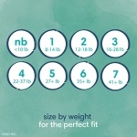 Pampers Pure Protection Diapers - Size 6, One Month Supply (108 Count), Hypoallergenic Premium Disposable Baby Diapers - Image 3