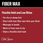 Old Spice, Hair Styling Fiber Wax for Men Flexible HoldLow Shine 2.22 Each Twin Pack NEW Formula, 4.44 Fl Oz - Image 5