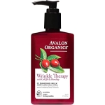 Avalon Organics Cleansing Milk, Wrinkle Therapy with CoQ10 & Rosehip, 8.5 Oz