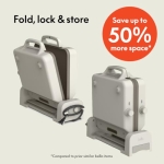 Bella 10"x 20" Ceramic Fold-n-Store Dual Temp Griddle, Fits-anywhere Kitchenware, EverGood Ceramic Nonstick Coating, 2 Temperature Zones up to 400°F​, Dishwasher Safe Drip Tray, 1500 Watt, Oatmilk - Image 8