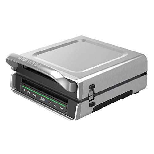 Version 1.0.0 George Foreman Family Size (4-6 Servings), GRD6090B Smokeless-Digital Smart Select, Stainless Steel - Image 1