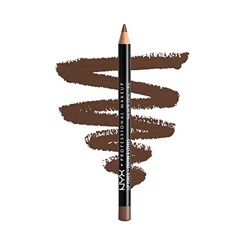 41b133H9ouL.jpg NYX PROFESSIONAL MAKEUP Slim Lip Pencil, Long-Lasting Creamy Lip Liner - Espresso - Image 1