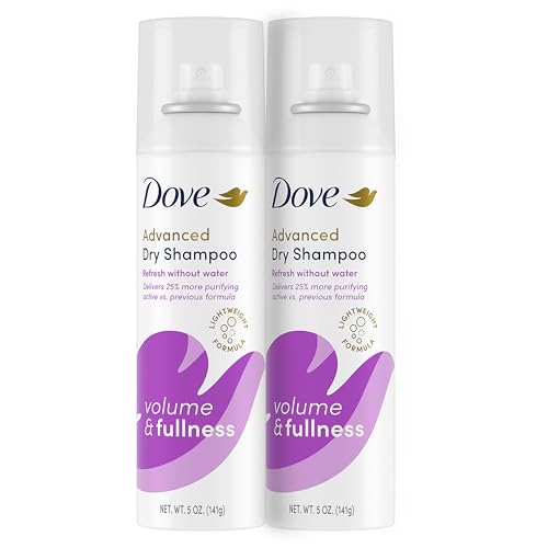 Version 1.0.0 Dove Dry Shampoo Volume & Fullness 2 Count for Oily Hair for Refreshed Hair 5 oz - Image 1
