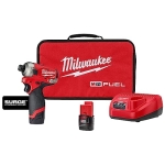 Milwaukee M12™ FUEL™ SURGE™ 1/4 in. Hex Hydraulic Driver 2 Battery Kit