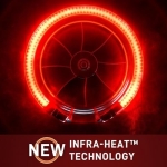 T-fal Infrared Air Fryer: 6 qt Digital Touch Screen, 7-in-1 Cooking Functions, 45-Seconds to reach 750°F on carbon fiber heater surface, No-Shake Technology, Crispy Finish, 1550W, Black - Image 10