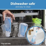 Dr. Brown's Natural Flow® Anti-Colic Options+™ Narrow Bottle to Sippy Gift Set with Soft Silicone Sippy Spout, Removable Silicone Handles, Travel Cap and Bottle Brush - Image 9