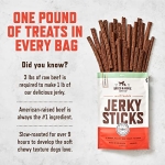 Rocco & Roxie Jerky Dog Treats Made in USA Healthy Treats for Potty Training High Value Real Meat Slow Roasted Snacks for Small, Medium & Large Dogs & Puppies Soft Chews, 1 Pound (Pack of 1) - Image 7