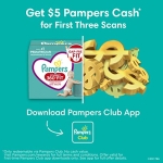 Pampers Cruisers 360 Diapers - Size 4, One Month Supply (144 Count), Pull-On Disposable Baby Diapers, Gap-Free Fit - Image 2