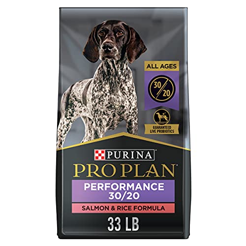 51Dc1eKYq1L.jpg Purina Pro Plan High Energy, High Protein Dog Food, SPORT 30/20 Salmon & Rice Formula - 33 lb. Bag - Image 1