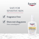 Eucerin Daily Protection Face Lotion - Broad Spectrum SPF 30 - Moisturizes and Protects Sensitive, Dry Skin - 4 fl. oz. Pump Bottle - Image 6