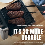 George Foreman Family Size (4-6 Servings), GRD6090B Smokeless-Digital Smart Select, Stainless Steel - Image 4