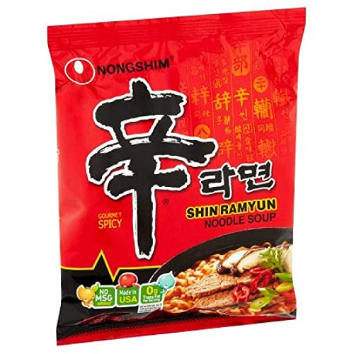 Version 1.0.0 NongShim Shin Ramyun Noodle Soup, Gourmet Spicy, 4.2 Ounce (10 Pack) - Image 1