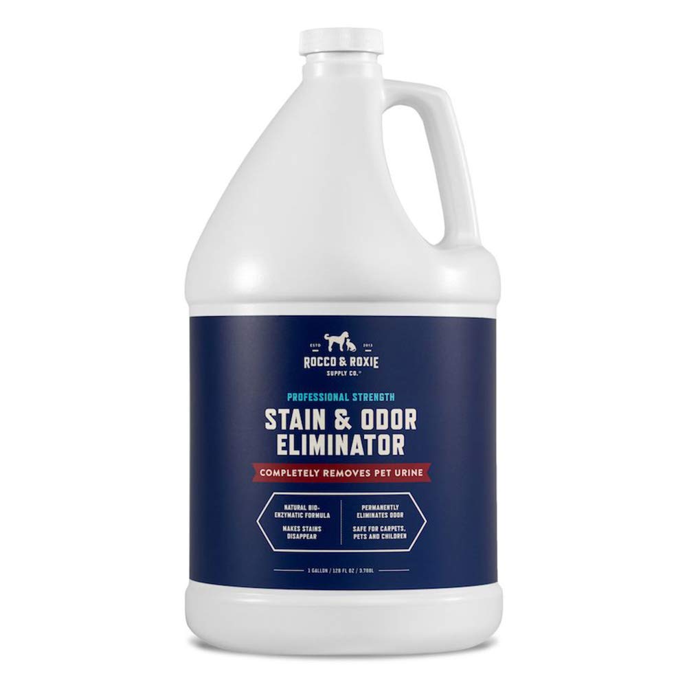 51USvc-YrdL.jpg Rocco & Roxie Supply Co. Stain & Odor Eliminator for Strong Odor - Enzyme Pet Odor Eliminator for Home - Carpet Stain Remover for Cats & Dog Pee - Enzymatic Cat Urine Destroyer - Carpet Cleaner Spray - Image 1