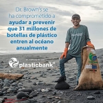 Dr. Brown's Natural Flow Anti-Colic Options+ Narrow Baby Bottle, 8 oz/250 mL, with Level 1 Slow Flow Nipples, 0m+, 4 Pack - Image 3