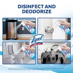 Lysol Disinfectant Spray, Sanitizing and Antibacterial Spray, For Disinfecting and Deodorizing, Crisp Linen, 19 Fl. Oz (Pack of 2) - Image 4