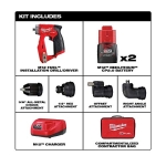 Milwaukee 2505-22 M12 Fuel Installation Drill/Driver Kit - Image 2