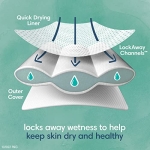 Pampers Pure Protection Diapers - Size 6, One Month Supply (108 Count), Hypoallergenic Premium Disposable Baby Diapers - Image 6