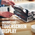 George Foreman Family Size (4-6 Servings), GRD6090B Smokeless-Digital Smart Select, Stainless Steel - Image 5