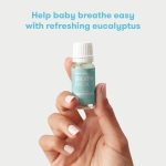 Frida Baby Breathefrida Vapor Bath Drops, Eucalyptus Essential Oil for Humidifier, Aromatherapy Oil Help Baby Breathe Easy - Image 5