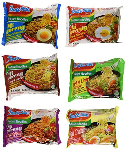 Version 1.0.0 Indomie Variety Pack - 1 Case (30 Bags) - Image 1