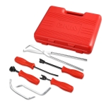 ‎DNA MOTORING TOOLS-00245 8-Pcs Brake Service Kit - Brake Spring Installer Remover Plier Tools Set with Carrying Case,Red - Image 6