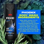 AXE Body Wash 12h Refreshing Scent Phoenix Crushed Mint and Rosemary Men's Body Wash with 100 percent Plant-Based Moisturizers 16 oz - Image 2