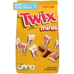 TWIX Chocolate Candy Bars, Minis - Chocolate Cookie Caramel Candy Bag, 35.6 oz, 95 Pieces