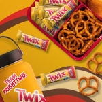 TWIX Caramel Fun Size Chocolate Cookie Candy Bars Individually Wrapped Easter Basket Egg Stuffers Easter Candy, 18.28 oz Bag - Image 4