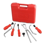 ‎DNA MOTORING TOOLS-00245 8-Pcs Brake Service Kit - Brake Spring Installer Remover Plier Tools Set with Carrying Case,Red