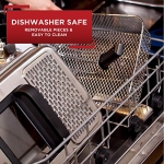 T-fal 3.5L Deep Fryer with Oil Filtration System: 1700W Stainless Steel Fryer, Dishwasher Safe Parts, Digital Timer, Adjustable Temperature Control for Perfect Golden Crispy Results - Image 10