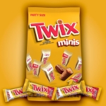 TWIX Chocolate Candy Bars, Minis - Chocolate Cookie Caramel Candy Bag, 35.6 oz, 95 Pieces - Image 7
