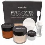 Glossiva Tattoo Cover Up Makeup Waterproof Concealer For Dark Spots, Scars, Vitiligo, And More - 2x30ml - Use on Body, For Legs, for Men and Women (2x30ml)
