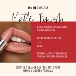 Runway Rogue 90s Vibe Lipstick, Moisturizing Matte Nude Lipstick, ‘Guest List’ - Image 7