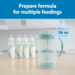 Dr. Brown's Baby Formula Mixing Pitcher with Adjustable Stopper, Locking Lid, & No Drip Spout, 32oz, BPA Free, Teal - Image 6