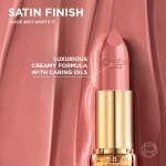 L’Oréal Paris Colour Riche Satin Lipstick for Moisturized Lips,Lip Makeup with Argan Oil and Vitamin E,Worth It,0.13 Oz - Image 8