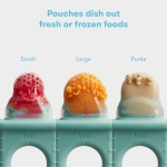 Frida Baby Push Pop Feeder, Baby Fruit Feeder, Baby Fruit Food Feeder to Safely Introduce New Foods, Fresh + Frozen Food Silicone Feeder for Babies, BPA Free, Dishwasher Safe - Image 4