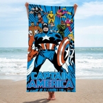 Jay Franco Marvel Comics Captain America Kids Bath Pool Beach Towel - Super Soft & Absorbent 100% Cotton Towel, Measures 28 x 58 - Image 5