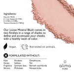 Alima Pure Loose Mineral Blush, Powder Blush Makeup, Cheek Tint Face Blushes with Satin Matte Finish, Pink Blush Makeup, Talc Free Blush, Natural Blush for cheeks Vegan Blush .15 oz/ 4.5 g - Image 6