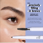 e.l.f. Instant Lift Brow Pencil, Dual-Sided, Precise, Fine Tip, Shapes, Defines, Fills Brows, Contours, Combs, Tames, Neutral Brown, 0.006 Oz - Image 2