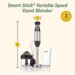 Cuisinart CSB-179 Smart Stick Variable Speed Hand Blender, Stainless Steel - Image 7