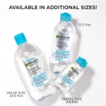 Garnier Micellar Water For Waterproof Makeup, Hydrating Facial Cleanser & Makeup Remover, Suitable for Sensitive Skin, Vegan, Cruelty Free, 13.5 Fl Oz (400mL), 1 Count - Image 2