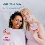 FROWNIES Forehead and Between the Eyes Wrinkle Patches - Hypoallergenic Facial Patches to Smooth & Soften Forehead Wrinkles & Eleven Lines - For Overnight Use, 144 Patches - Image 6